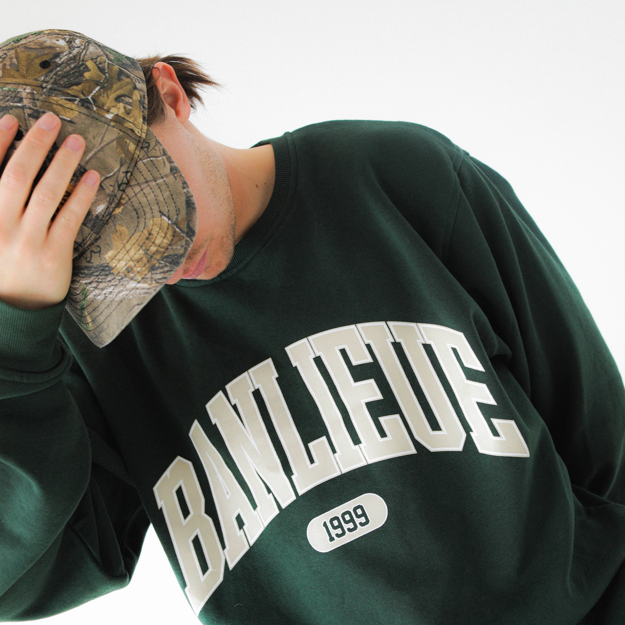 BANLIEUE CREWNECK VERT FORÊT