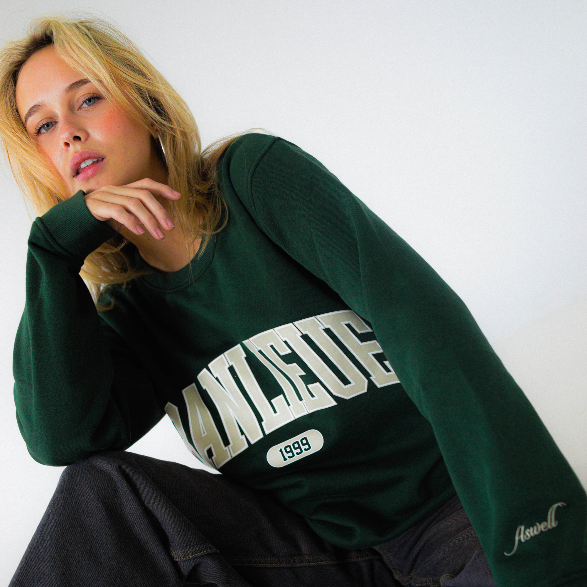 BANLIEUE CREWNECK VERT FORÊT
