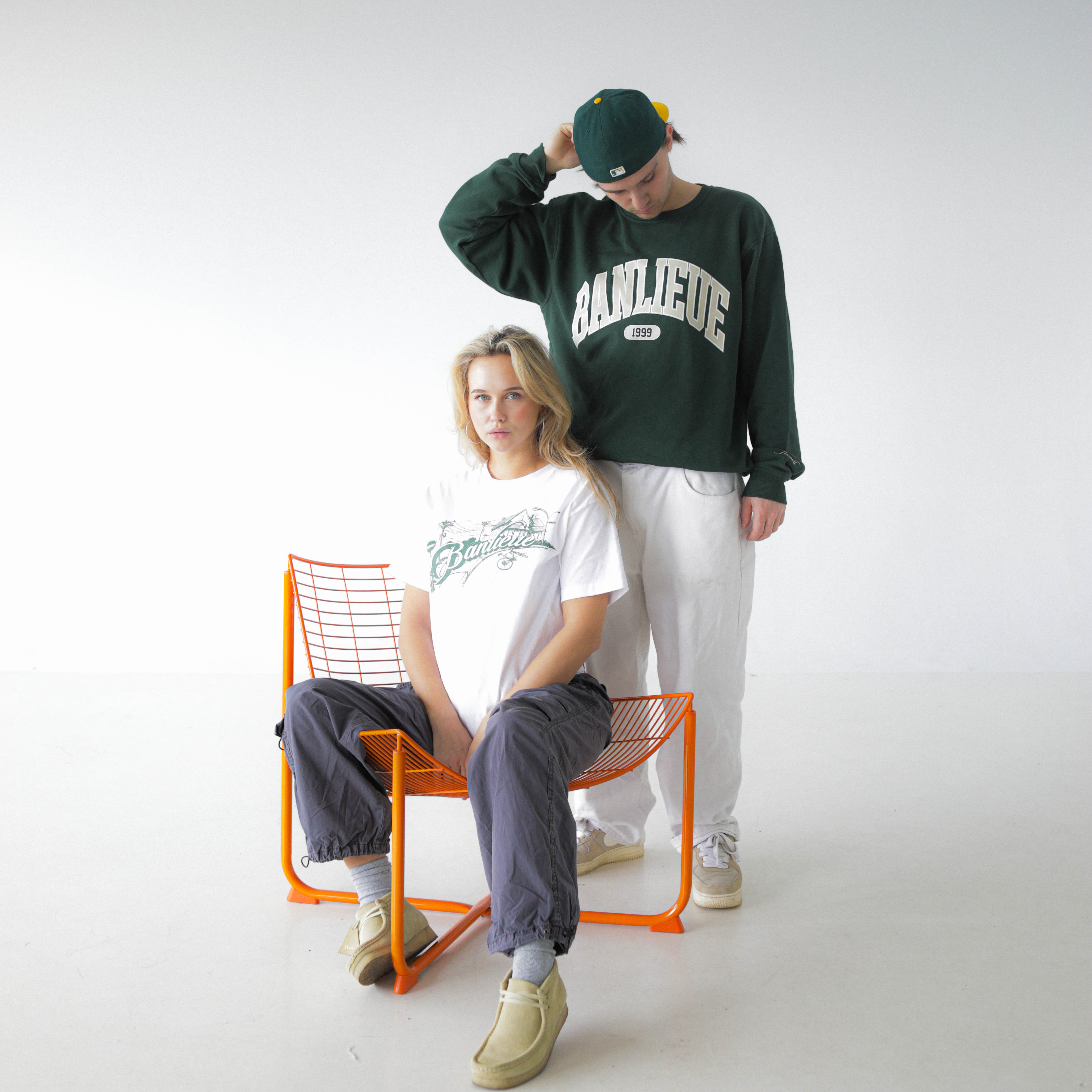BANLIEUE CREWNECK VERT FORÊT