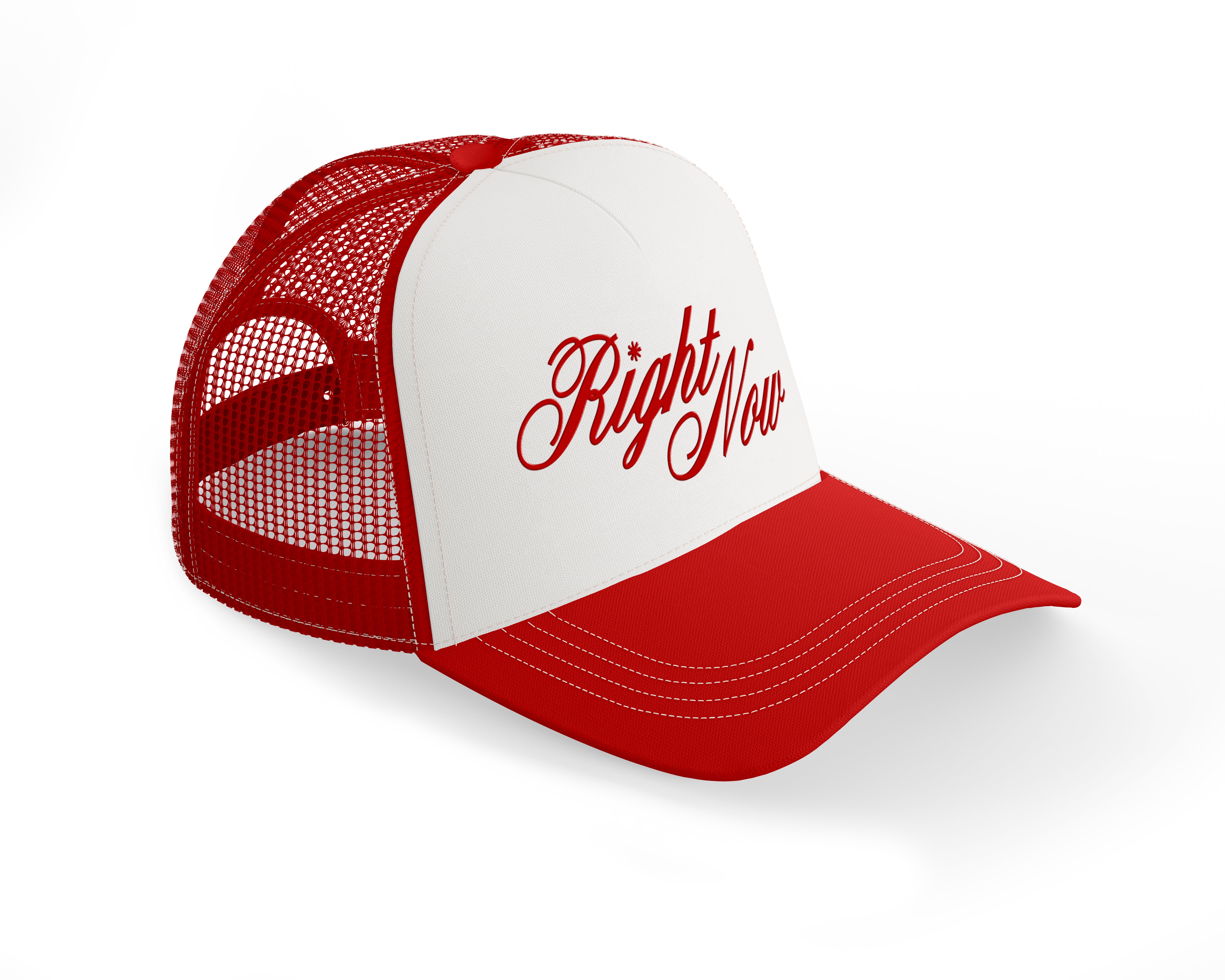 CASQUETTE RIGHT NOW ROUGE