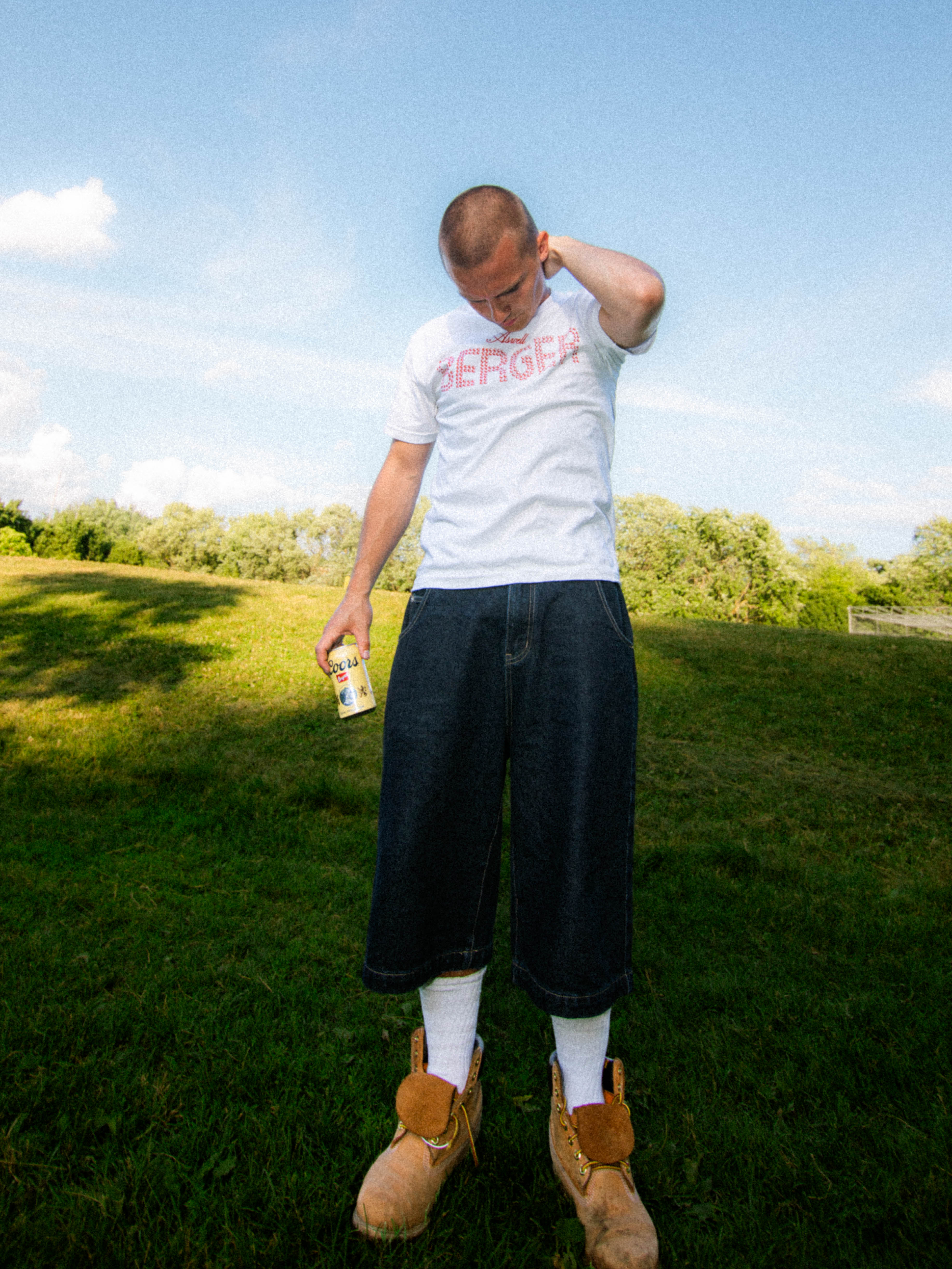 T-SHIRT ASWELL BERGER BLANC