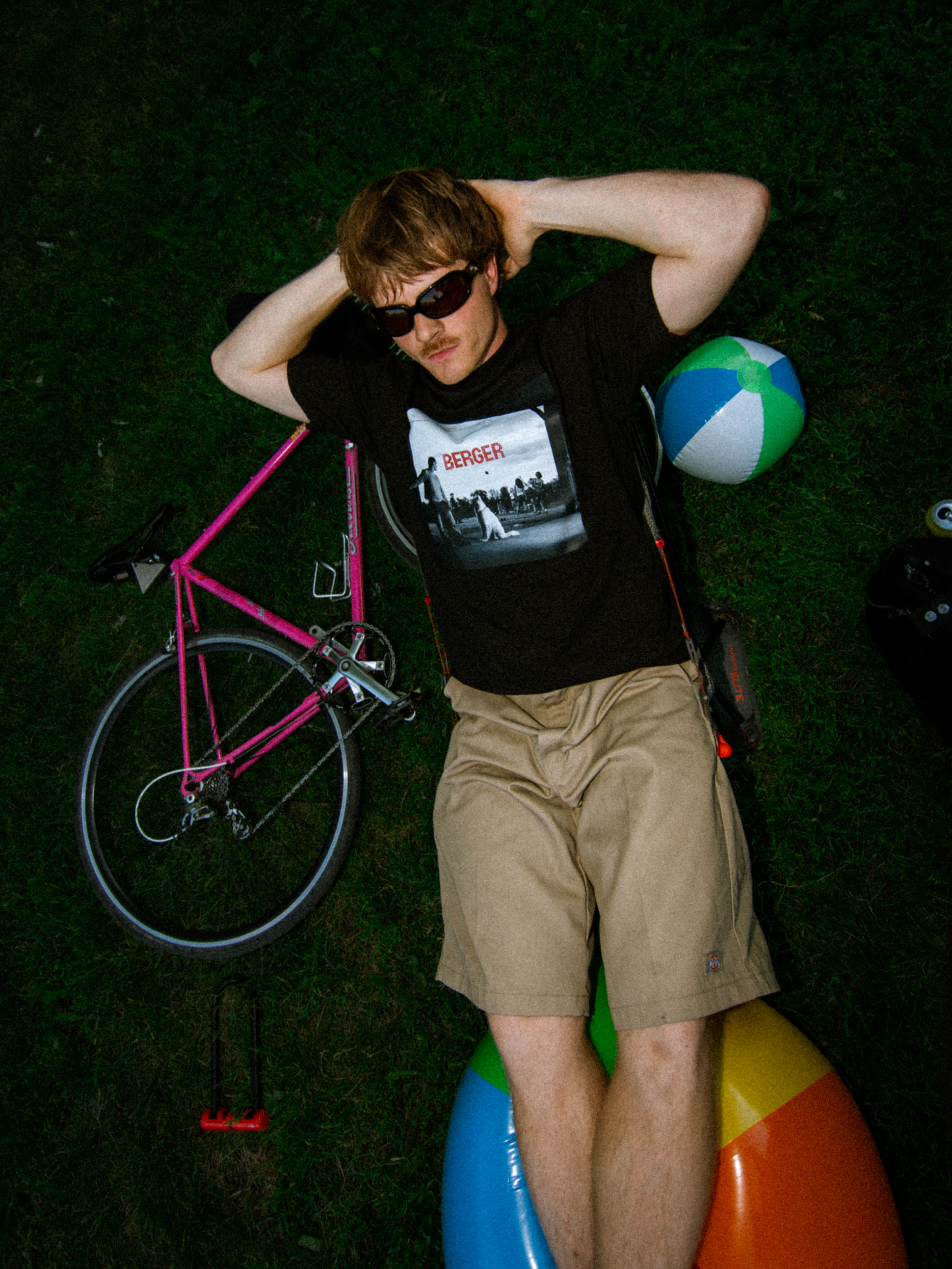 T-SHIRT PHOTO BERGER NOIR