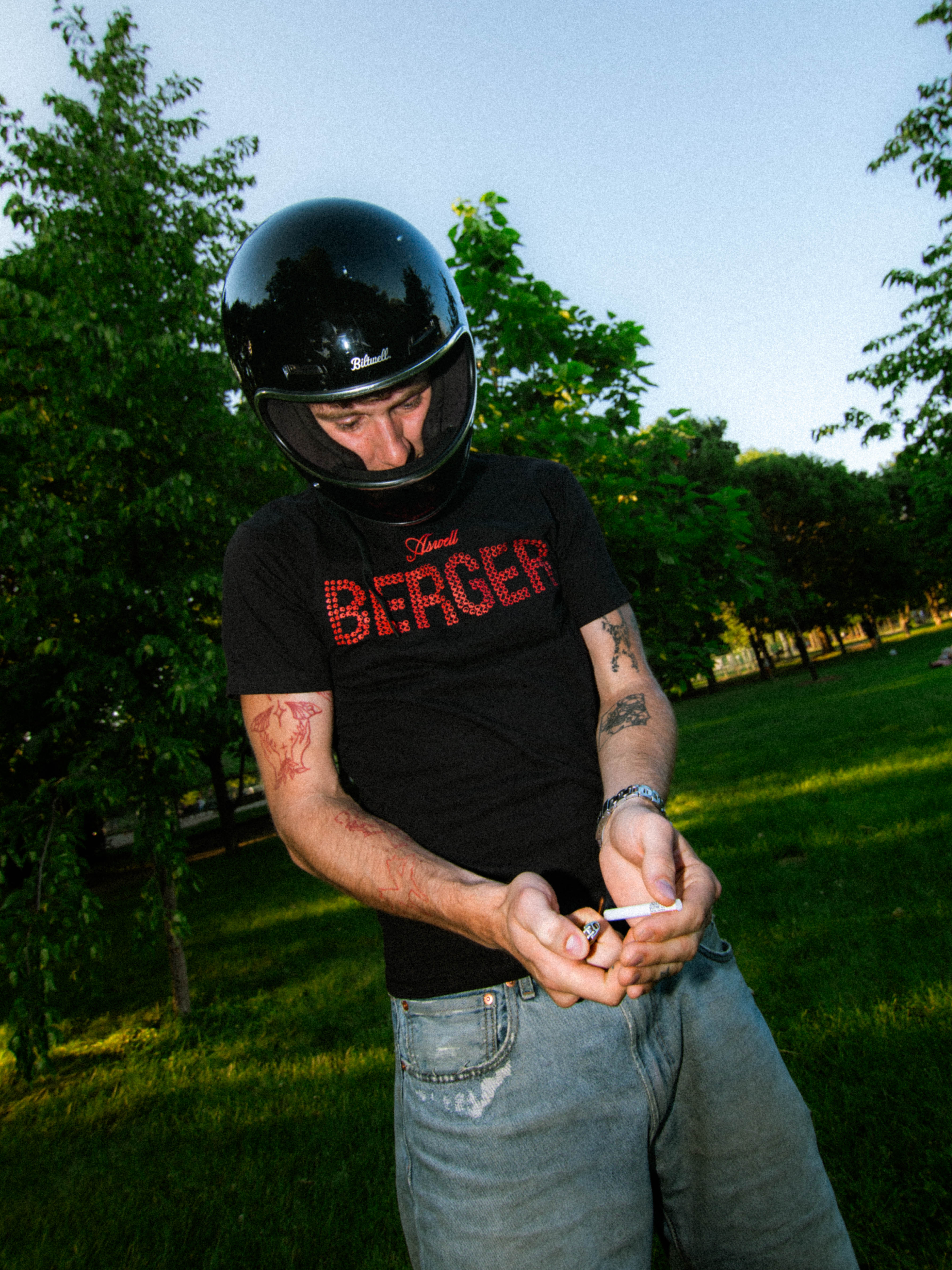T-SHIRT ASWELL BERGER NOIR